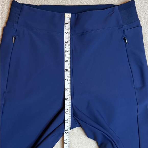 Athleta Women's Stellar Tight Blue Leggings sz 8 Like New - Picture 7 of 11